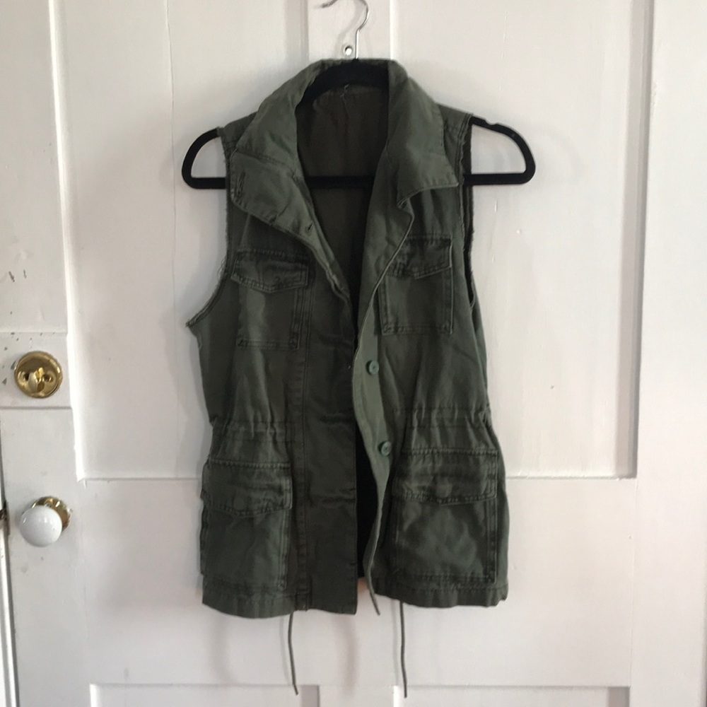 Gently used green vest
